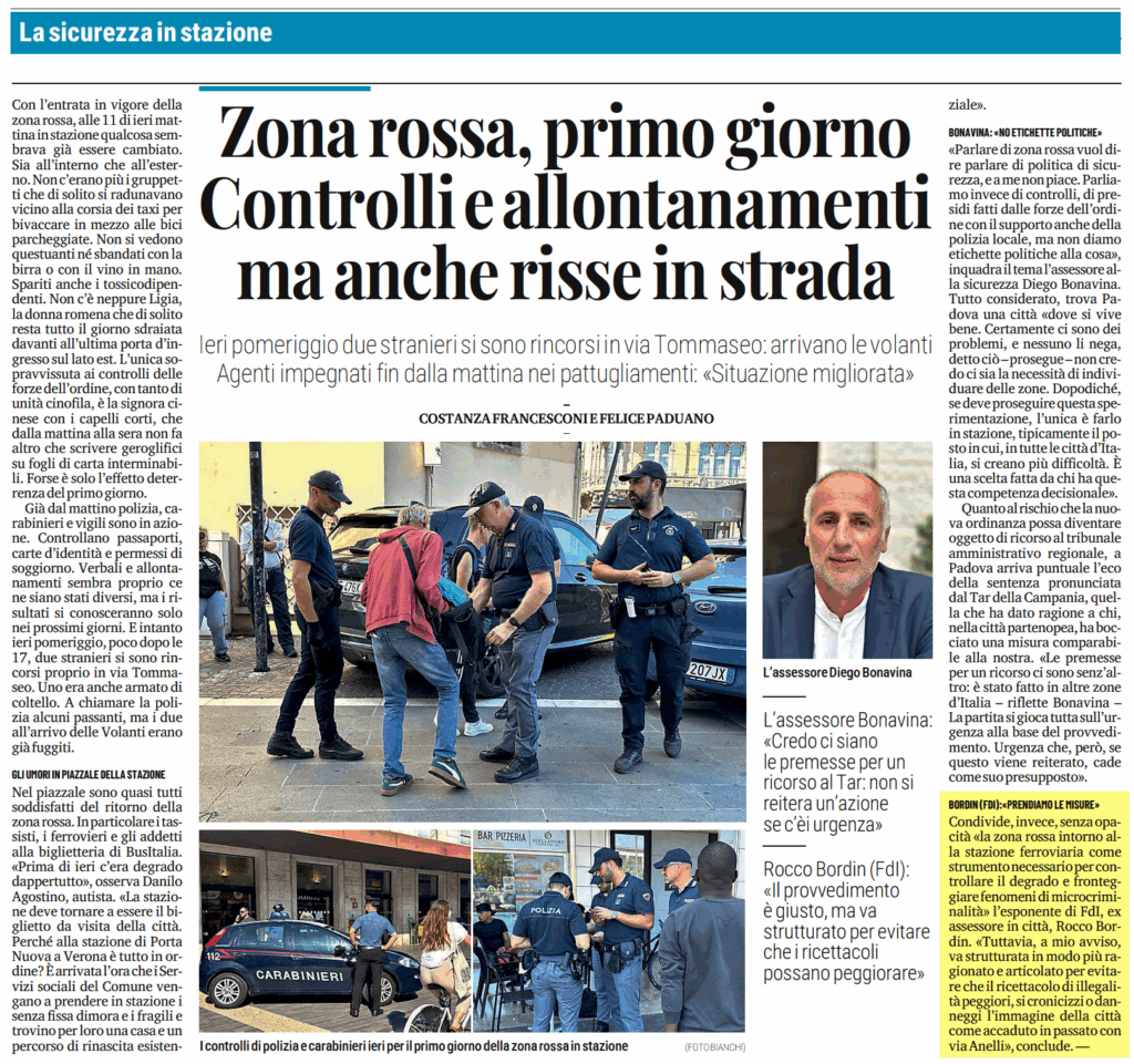 Zona Rossa Bordin Rassegna stampa