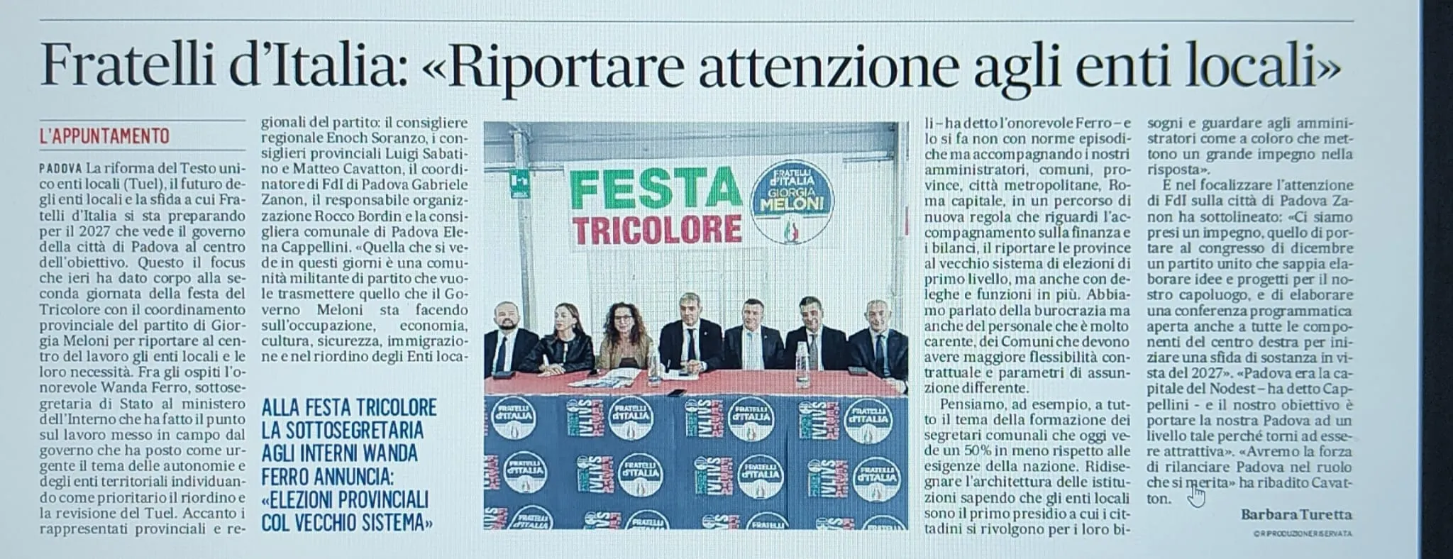 julius festa tricolore fratelli ditalia padova 01
